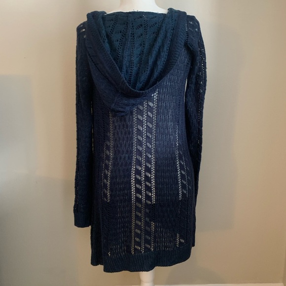 Long Hooded Cardigan - Picture 3 of 6